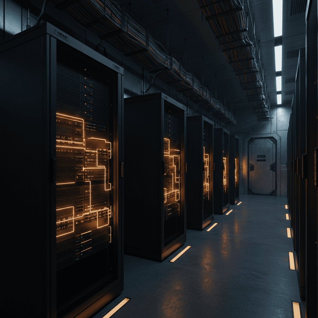 Secure server infrastructure with data protection systems